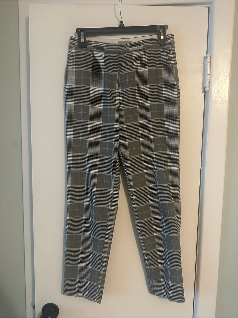 H&M Gray Plaid Dress Pants